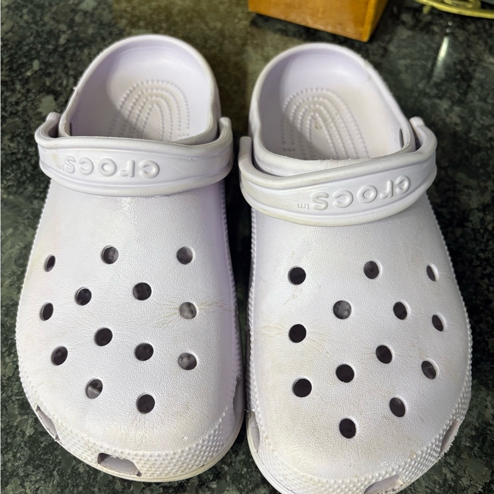 CROCS Classic Purple Sandals